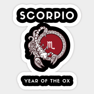 SCORPIO / Year of the OX Sticker